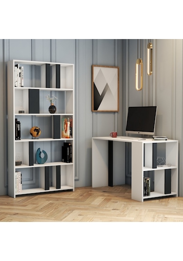Variant Lima Çalışma Masası Ve Kitaplık Takımı
