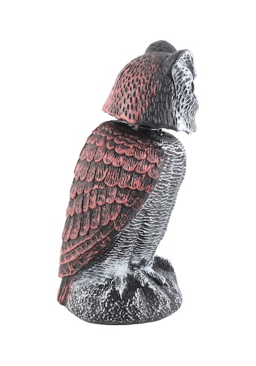 Tenfowee Bahçe Taşıtları: Plastik Sallanan Kafa Baykuşu - Kuş Ve Haşere Kovucu, Bahçe Dekorasyonu, Dış Mekan Koruması