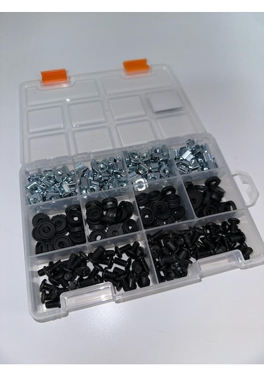 Rack Kabinet Server M6 Kafes Somun ve M6 Vida 100 Adet