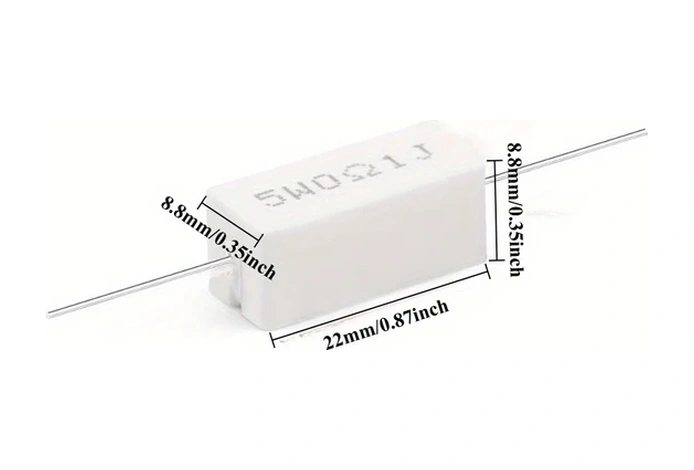 Globalbloom 10 Adet 5w 2.2 Ohm Seramik Güç Direnci - Neme Ve Darbeye Dayanıklı