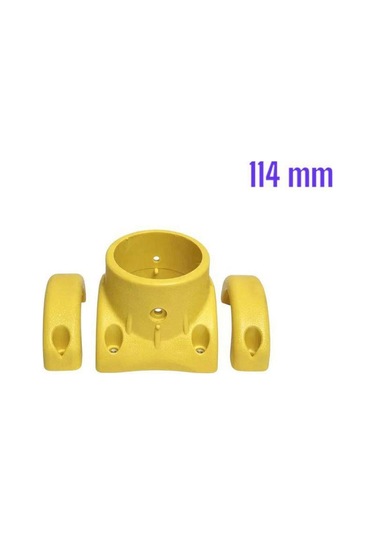 Kurtağzı Boru Aparatı Ø89-ø114 Çocuk Parkı Salıncak Bağlantı Parçası-744 Çok Renkli