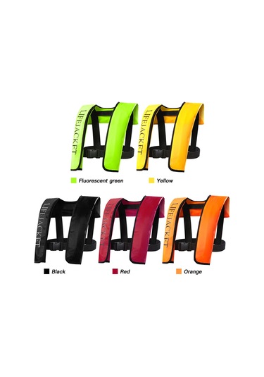 Youtek Otomatik Şişme Can Yeleği - Su Sporları İçin Hafif Ve Dayanıklı Turuncu