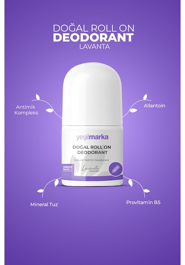 Yeşilmarka Lavanta Kokulu Doğal Roll-On Deodorant 50 ML
