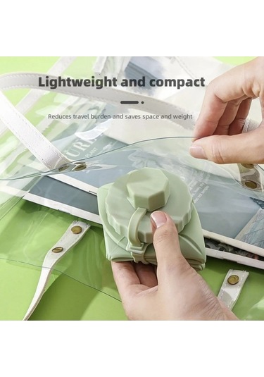 Maoyaya 600ml Silikon Katlanır Şişe - Yetişkinler İçin Taşınabilir Kullanışlı Su Matarası