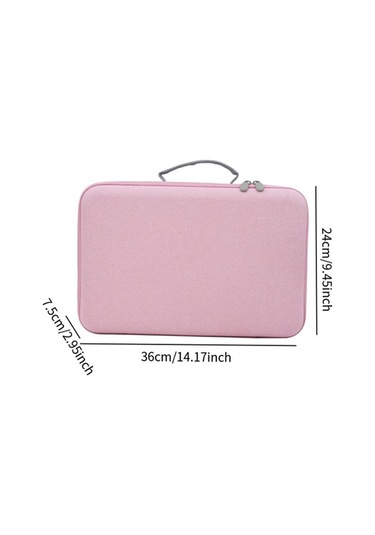 Trendooze Saç Kurutma Makinesi İçin Seyahat Çantası Pembe Düzenleyici Pembe