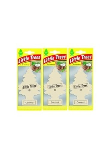 Oto Koku Little Trees Kağıt Hindistan Cevizi Koku 3 Adet
