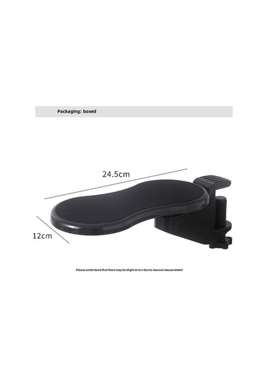 Hombey Küçük Siyah Ergonomik Bilgisayar Kol Direnci: Döner Tasarım, Dirsek Ve Bilek Desteği, Masanızda Konfor Ve Düzen