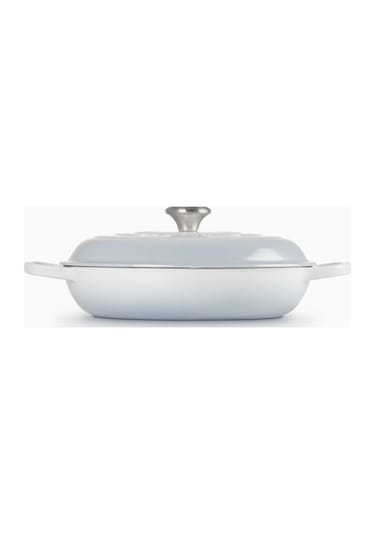 Le Creuset Gourmet Profesyonel Lüks Döküm Tencere Buz Mavi 28 Cm
