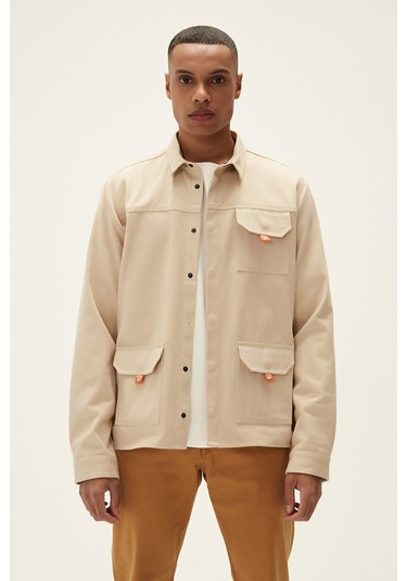 Bad Bear Charlie Erkek Gömlek Bej