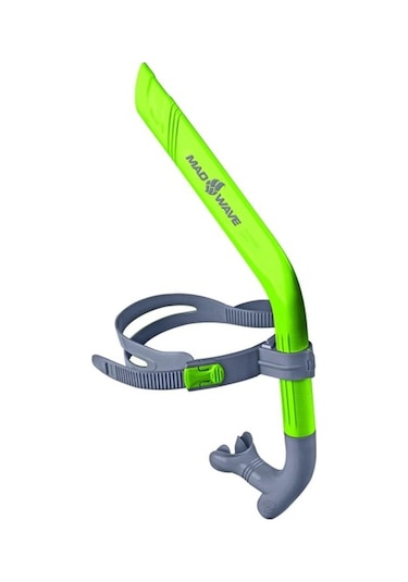 Madwave Pro Junior Center Ön Snorkel - Yeşil Mavi