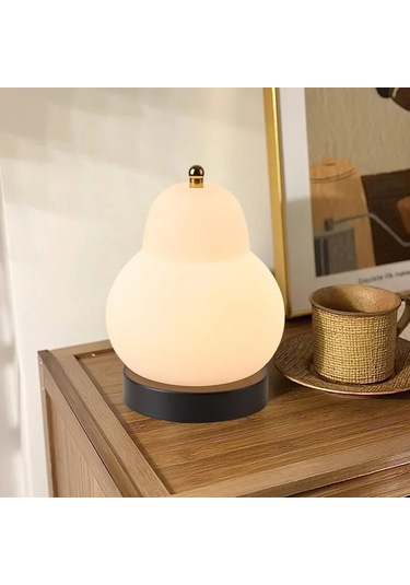 Techtic Masa Lambası Dokunmatik Şarjlı Armut Lamba 3 Modlu