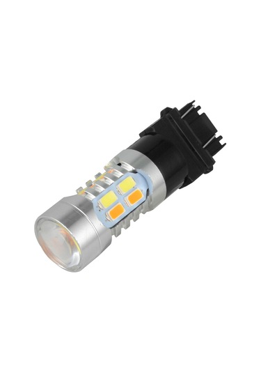 Sointeresting 2x Yüksek Güçlü 3157 Led Drl Beyaz/amber Switchback Dönüş Sinyali Park 20-smd-5730 Ampuller Çift Renk