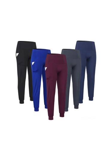 Skycity "yoga Tights Kadın - Yüksek Bel, Yan Cep, Esnek Ve Hızlı Kuruma, Spor Ve Fitness İçin" Koyu Mavi