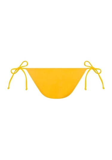 U.S. Polo Assn. Kadın Sarı İpli Bikini Alt 21508