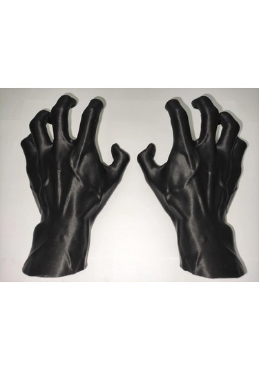 Gotik El Aplik Korku Temalı Dekoratif Duvar Mumluğu Mumsuz