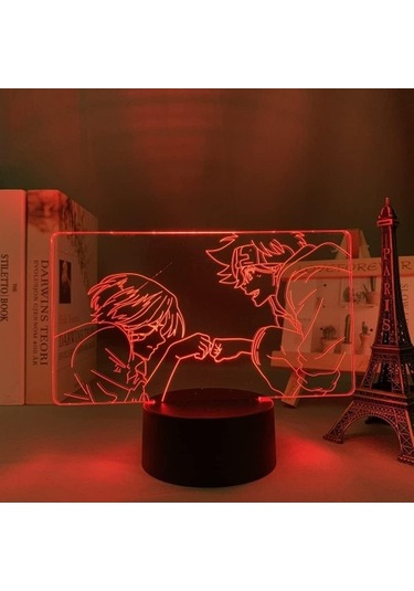 Szypzstore Anime Led Işık Sk8 Infinity Yatak Odası Için Dekoratif Işık Doğum Günü Hediye Odası Dekor Manga 3d Lamba Sk8 The Infinity Bıtlpe Siyah