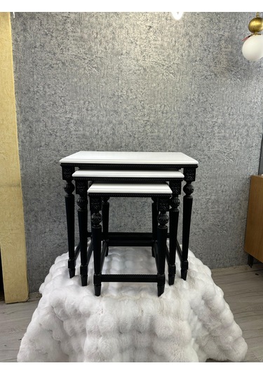 Ahşap Oymalı Zigon Sehpa