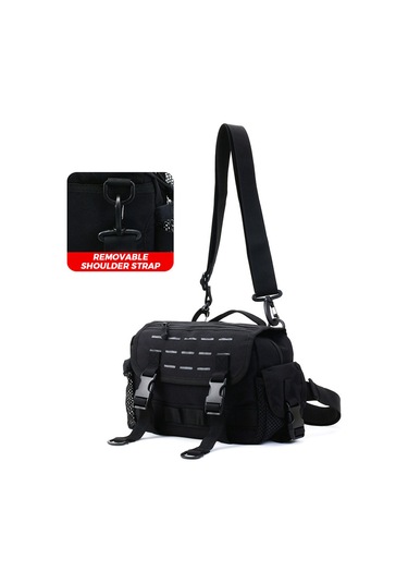 Balıkçılık Çantası Açık Olta Takımı Saklama Çantası-renk D