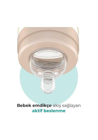 Mamajoo Gold Plus İkili Biberon 250 Ml & Anti-kolik Silikon Biberon Emziği M