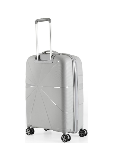 Ççs 5264 Polipropilen Büyük Boy Valiz Gri