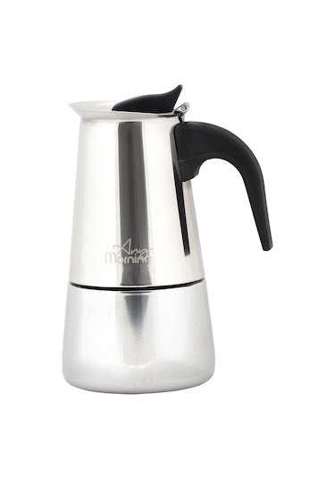 Any Morning FE001-6 Paslanmaz Çelik İndüksiyonlu Espresso Kahve Makinesi 300 Ml