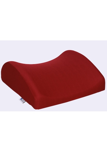 Rahatsan Bordo Visco Ortopedik Bel Yastığı Sırt Destek Minderi