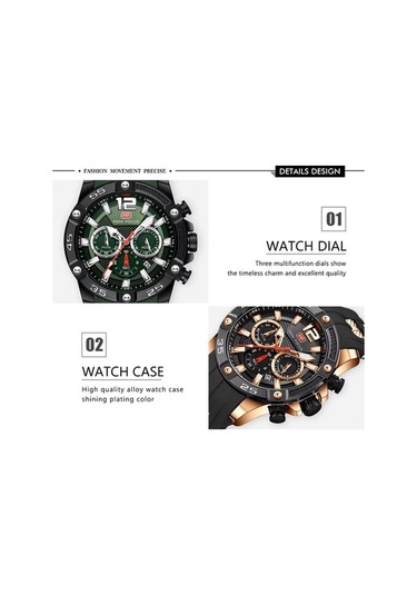 Yingfu Mf0349g Kronograf Kızaklı Kristal Kol Saati-orijinal Kutusunda Siyah Gümüş