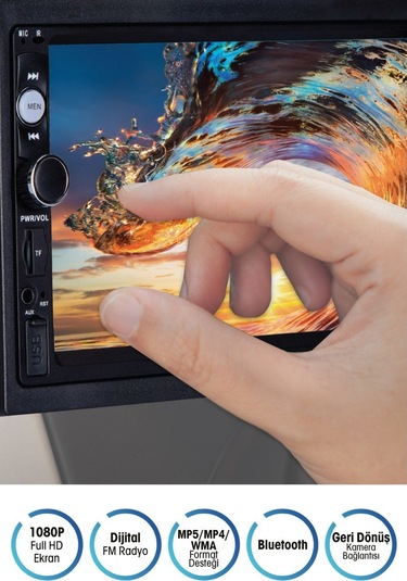 Goldmaster D-6016 Double Din Oto Teyp 3002167