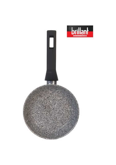 Brillant Lüks Granit 20 Cm Tava Yanmaz Yapışmaz Tava Gri