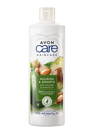 Avon Care Avakado ve Badem Yağı içeren Şampuan ve Saç Bakım Kremi 700 ML