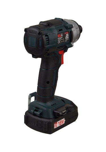 Klpro KLDV1820B 18V 2.0 Ah Li-ion Çift Akülü Kömürsüz Darbeli Vidalama