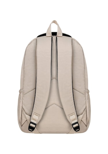 Bej Lüx Krinkıl Kumaş Lise Ve Ortaokul Sırt Çantası, Krinkıl Okul