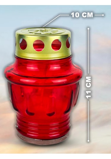 Memoria Mezarlık İçin Mumlu Söndürülmeyen 2'li Lamba 159802919