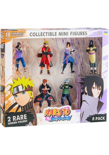 Naruto 8'li Koleksiyon Figür Seti Model 1