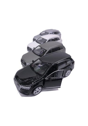 Audi Q7 Çek Bırak Oyuncak Araba Model Metal Araba 12cm Biblo füme
