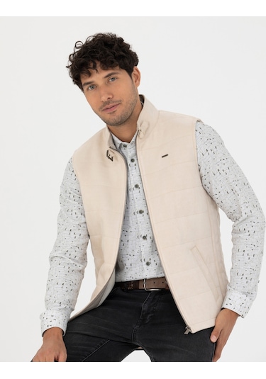 Pierre Cardin Erkek Bej Deri Mont-kaban 50280296-591 Bej