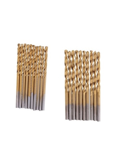 Lijinxu Magideal Büküm Matkap Düz Hss Titanyum Matkap Ucu Seti 50 Parça