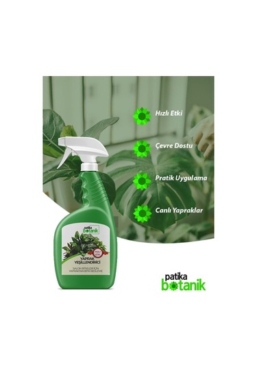 1 Lt Yaprak Yeşillendirici - Süs Bitkileri İçin- Yapraktan