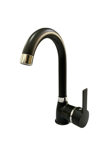 Rudi Armatür Mutfak Eviye/ Banyo Lavabo/ Banyo Duş Bataryası Takımı Pirinç Malzeme Siyah