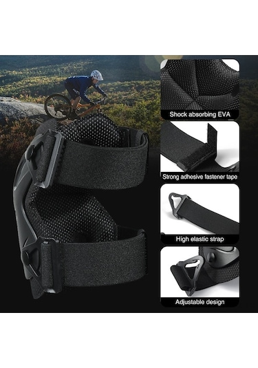 Flybuy Çift Bisiklet Dirsek Pedleri Dağ Bisikleti Dirsek Destekleyici Koruyucu Pedler Dış Mekan Sporları Bisiklet Kayak Dirsek Koruyucu Ekipman Diğer Diğer Çok Renkli