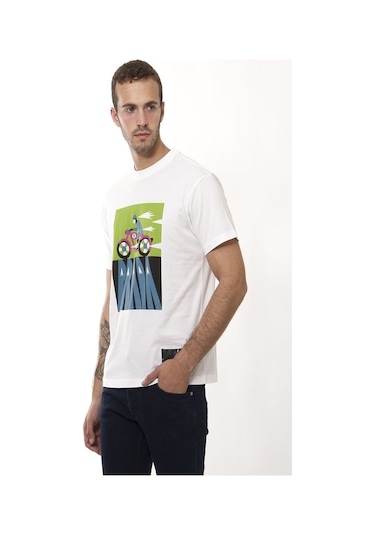 Yeni Prada Erkek Tshirt (312802546) Beyaz