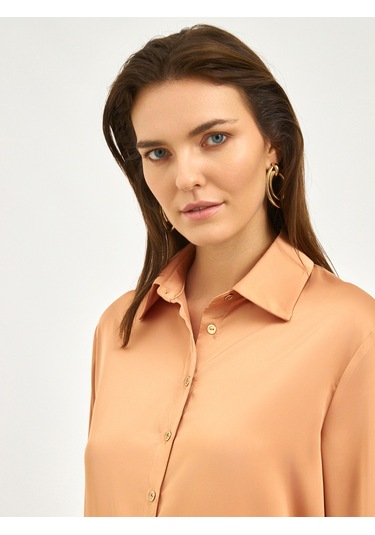 Karaca Kadın Regular Fıt Gömlek-kiremit 12.25s.04.004 Kiremit