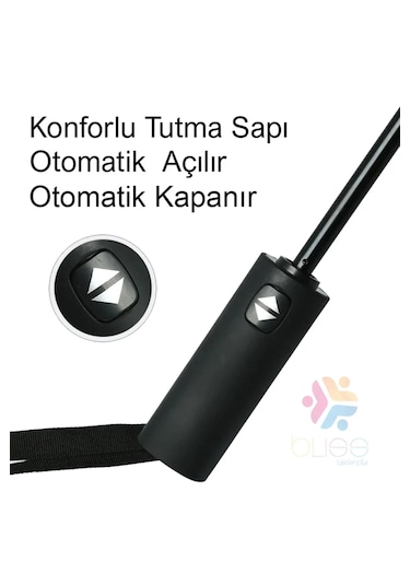 12 Telli Otomatik Şemsiye Bordo