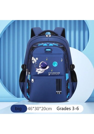 Big-blue Çocuklar Sırt Çantası Çocuk Okul Çantaları Erkekler Mavi