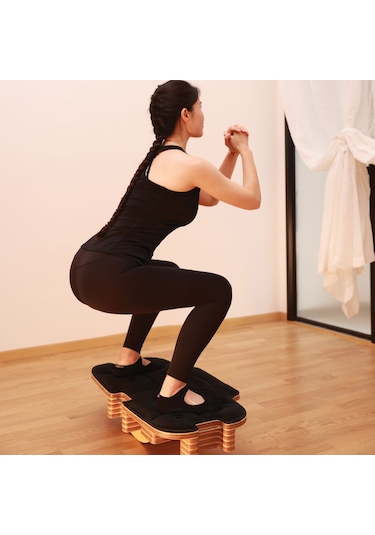 Kochler Ayarlanabilir Yaylı Sistem Ahşap Gövde Profesyonel Reformer Pilates Aleti