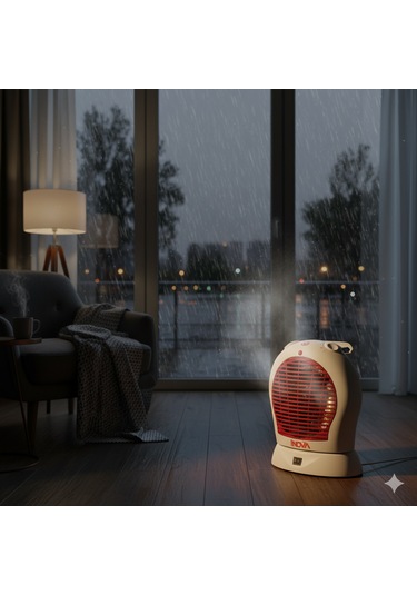 Gust 3 Kademeli Dönerli Turbo Fanlı Isıtıcı 2000 W