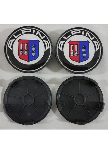 Alpina Jant Göbeği 68mm 4 Adet , Alpina Bmw Jant Kapağı
