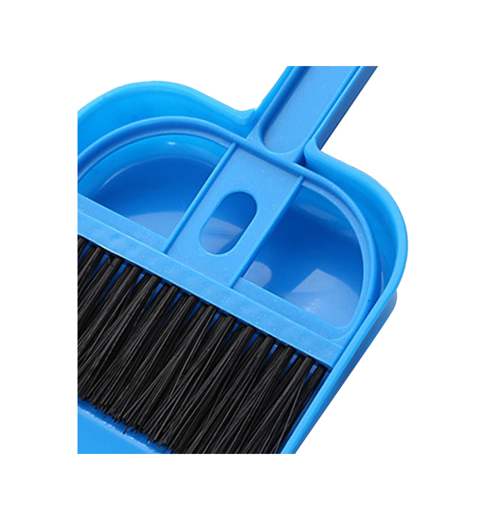 Fosenze Masaüstü Klavye Bilgisayar Temizleme Seti - Mini Süpürge Ve Kova İle Yumuşak Tüy, Toz Ve Parçacık Temizliği, Mavi Mavi