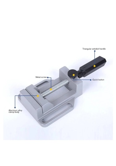 Kalıpcı Delme Zımparalama İçin Düz Çeneli Masa Tezgah Matkap Meng