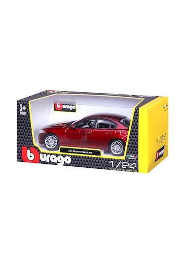 Burago 1/24 Ölçek Alfa Romeo Giulia Model Araba Kırmızı